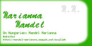 marianna mandel business card